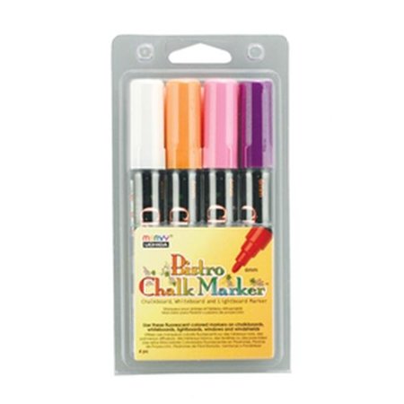 UCHIDA OF AMERICA Uchida of America UCH4804B Bistro Chalk Markers & Board Tip - Multi Color UCH4804B